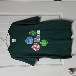 I like your balls! Christmas tee